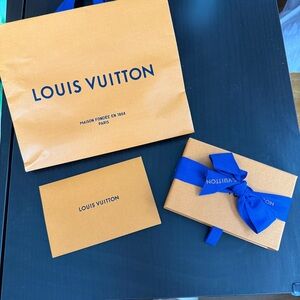 LV empty small box and empty bag